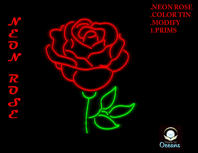 Second Life Marketplace PEARL NEON ROSE